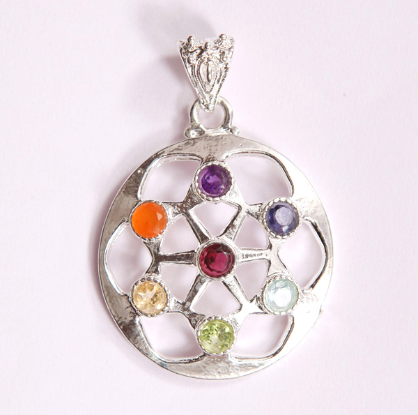 7 Chakras Pendant Seven Chakras Gems Pendant