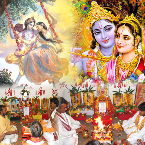 radha krishna puja puja